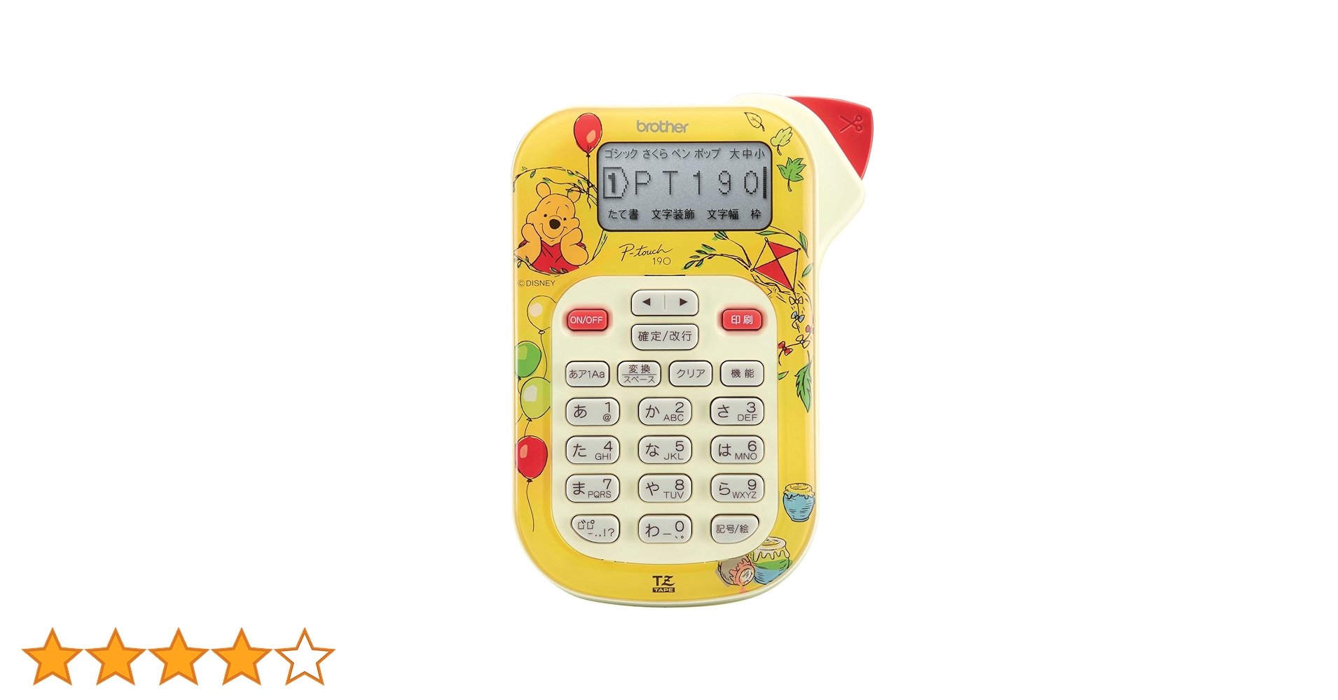 新品 brother P-TOUCH190 ピータッチ190 ミッキーブルー ブラザー ラベルライター brother P-touch 190 ミッキーマウス